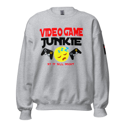 VIDEO GAME JUNKIE  Sweatshirt