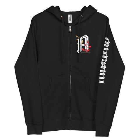 ALLEGEDLY zip up hoodie