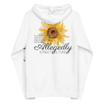 ALLEGEDLY zip up hoodie